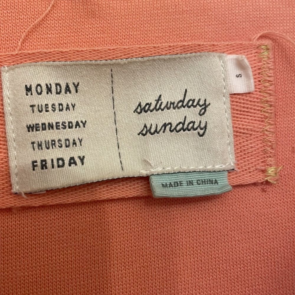 Anthropologie Saturday Sunday Coral Quinn Full Zip Jacket - Picture 5 of 11